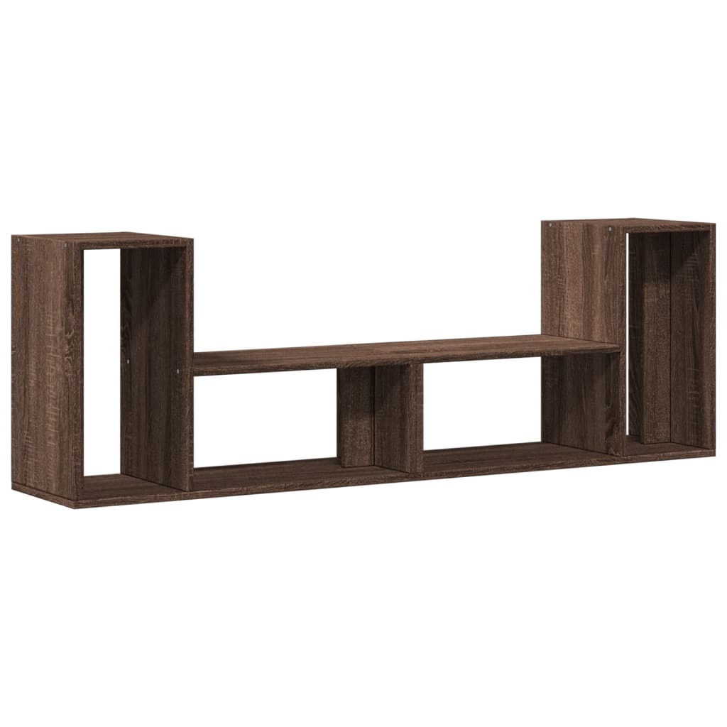 Tv-meubelen 2 st 75x30x50 cm bewerkt hout bruin eikenkleurig is nu te koop bij PeponiXL, paradijselijk wonen!