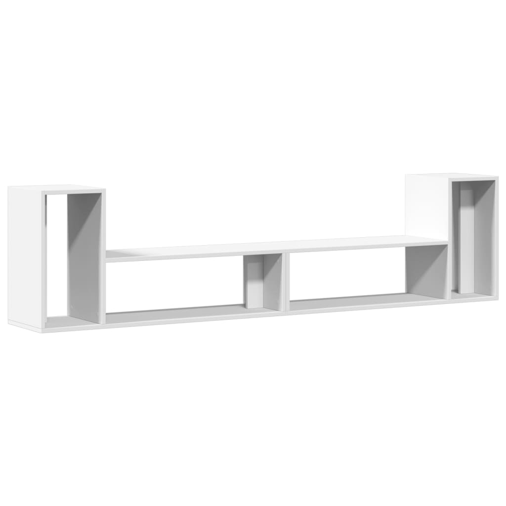 Tv-meubelen 2 st 100x30x50 cm bewerkt hout wit is nu te koop bij PeponiXL, paradijselijk wonen!