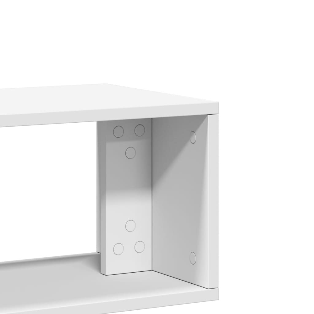 Tv-meubelen 2 st 100x30x50 cm bewerkt hout wit is nu te koop bij PeponiXL, paradijselijk wonen!