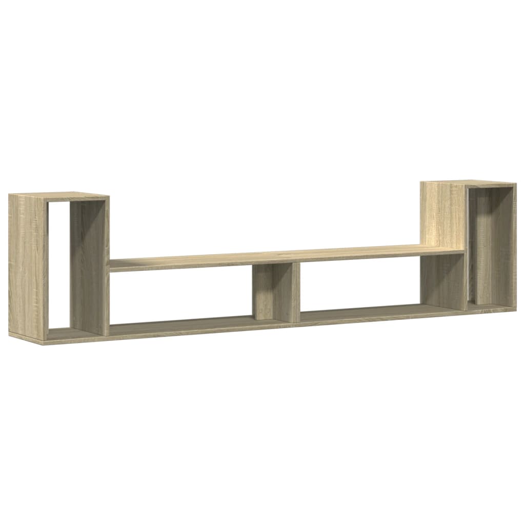 Tv-meubelen 2 st 100x30x50 cm bewerkt hout sonoma eikenkleurig is nu te koop bij PeponiXL, paradijselijk wonen!