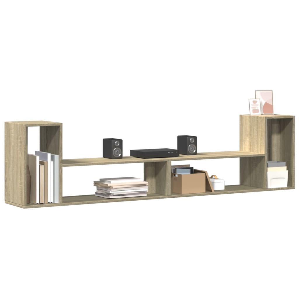 Tv-meubelen 2 st 100x30x50 cm bewerkt hout sonoma eikenkleurig is nu te koop bij PeponiXL, paradijselijk wonen!