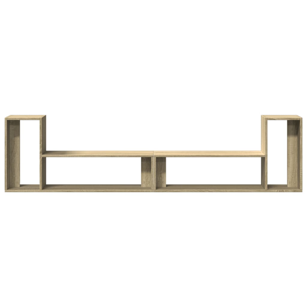 Tv-meubelen 2 st 100x30x50 cm bewerkt hout sonoma eikenkleurig is nu te koop bij PeponiXL, paradijselijk wonen!