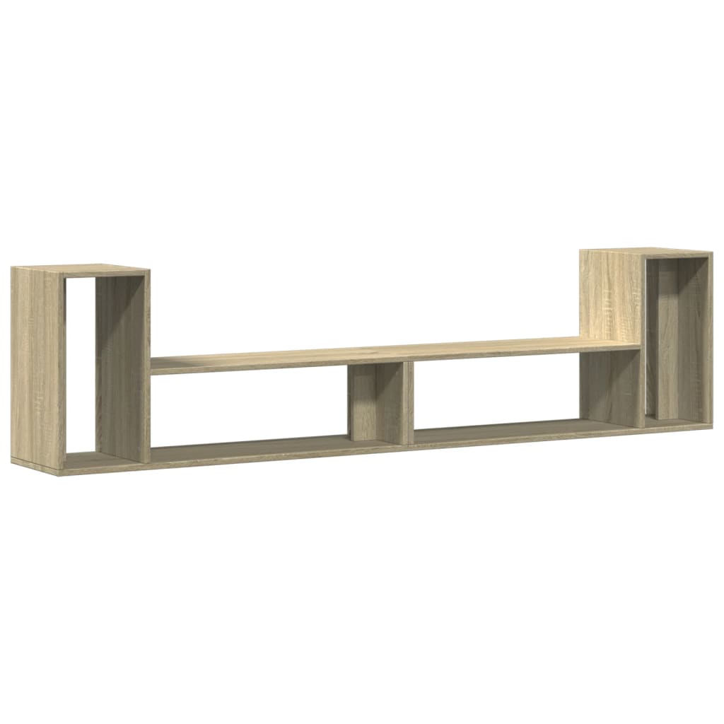 Tv-meubelen 2 st 100x30x50 cm bewerkt hout sonoma eikenkleurig is nu te koop bij PeponiXL, paradijselijk wonen!