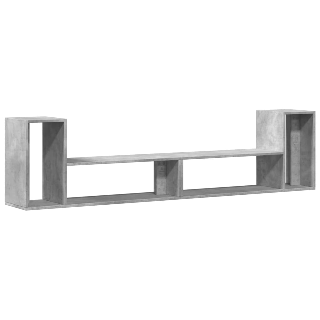 Tv-meubelen 2 st 100x30x50 cm bewerkt hout betongrijs is nu te koop bij PeponiXL, paradijselijk wonen!