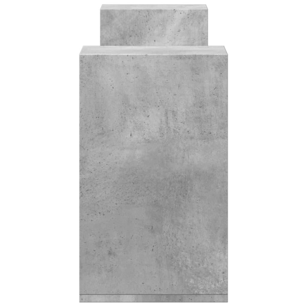 Tv-meubelen 2 st 100x30x50 cm bewerkt hout betongrijs is nu te koop bij PeponiXL, paradijselijk wonen!