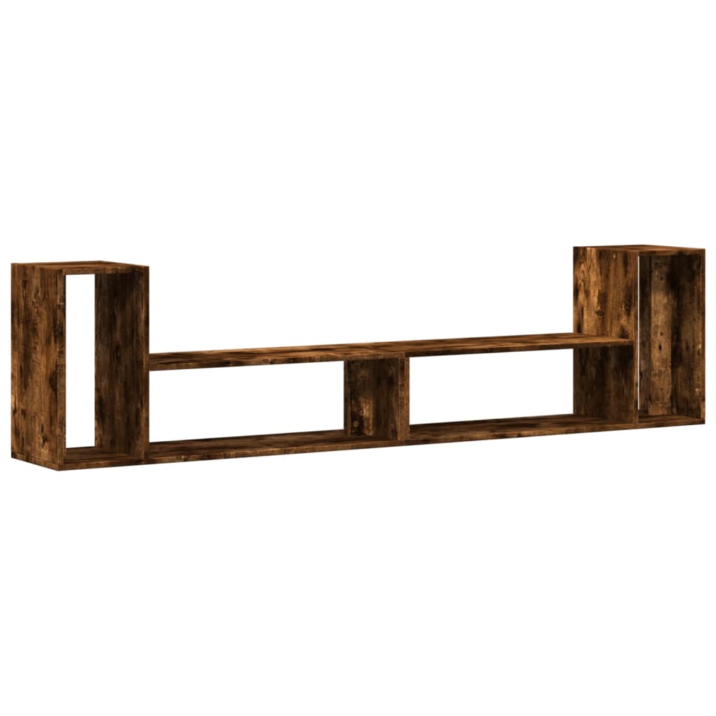 Tv-meubelen 2 st 100x30x50 cm bewerkt hout gerookt eikenkleurig is nu te koop bij PeponiXL, paradijselijk wonen!