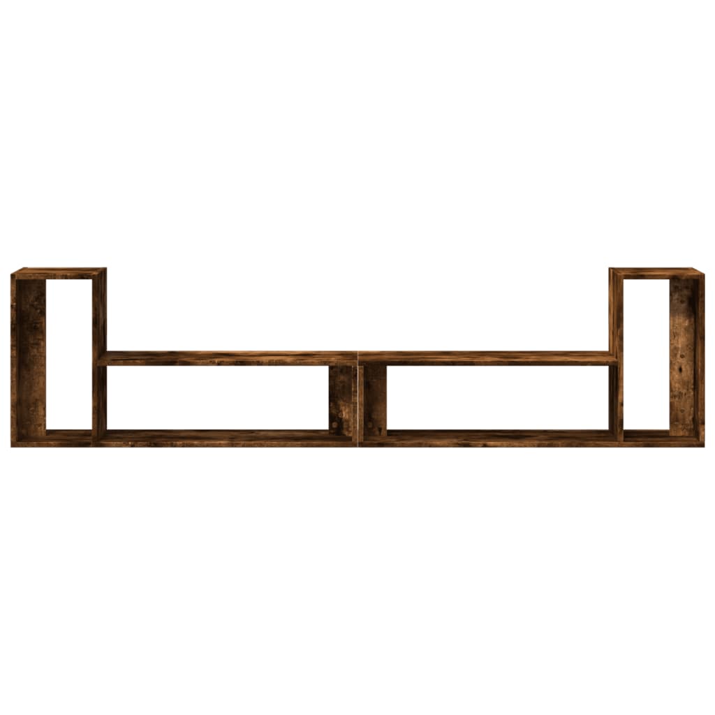 Tv-meubelen 2 st 100x30x50 cm bewerkt hout gerookt eikenkleurig is nu te koop bij PeponiXL, paradijselijk wonen!