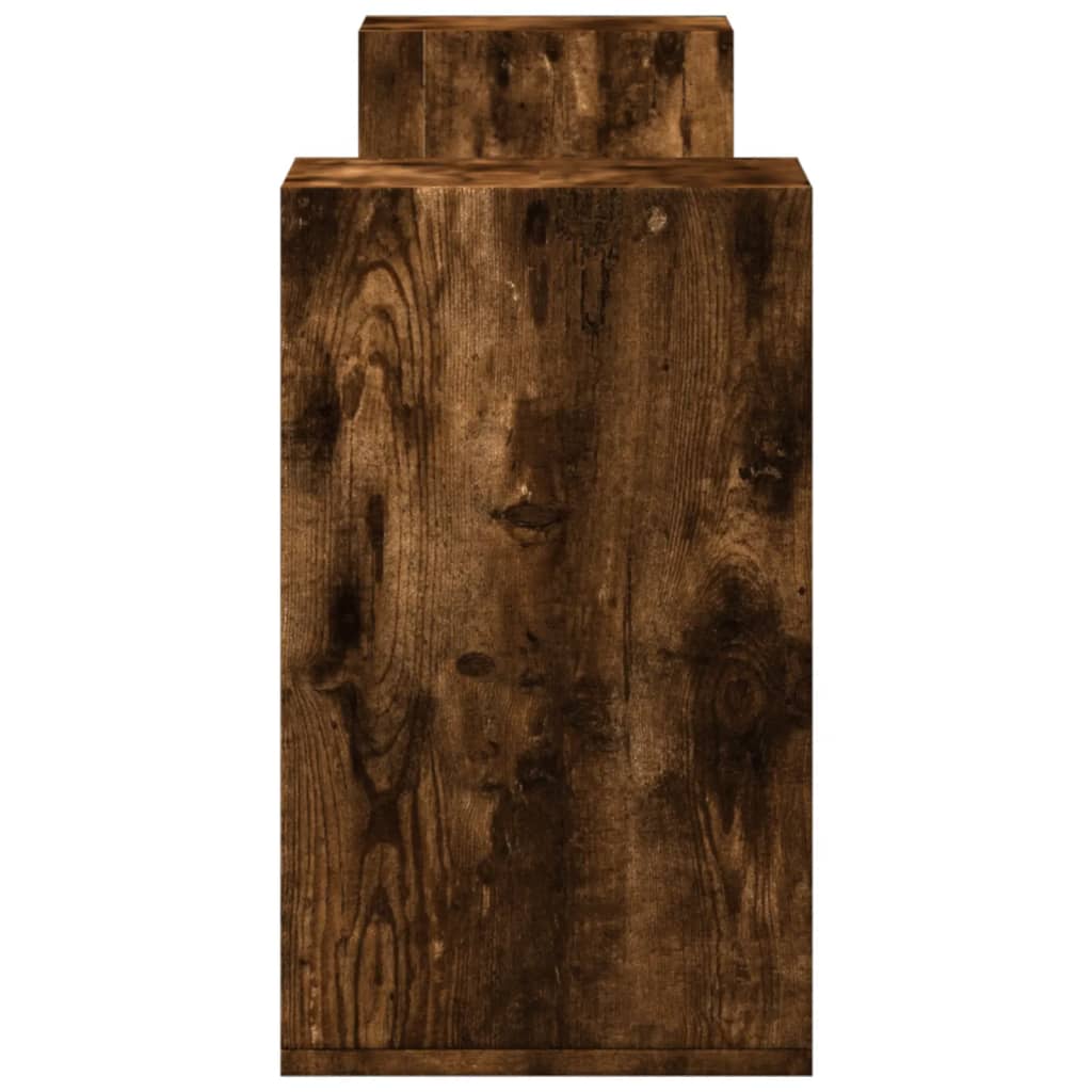 Tv-meubelen 2 st 100x30x50 cm bewerkt hout gerookt eikenkleurig is nu te koop bij PeponiXL, paradijselijk wonen!