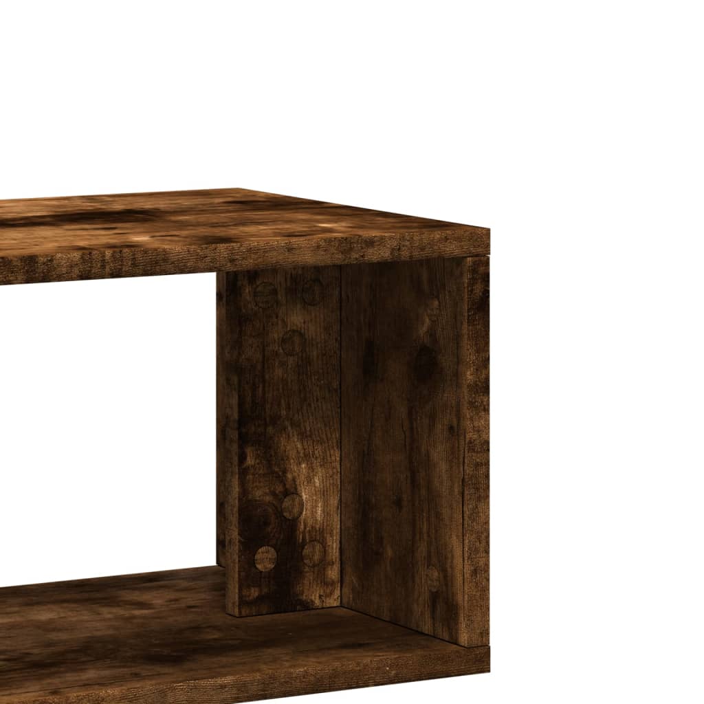 Tv-meubelen 2 st 100x30x50 cm bewerkt hout gerookt eikenkleurig is nu te koop bij PeponiXL, paradijselijk wonen!