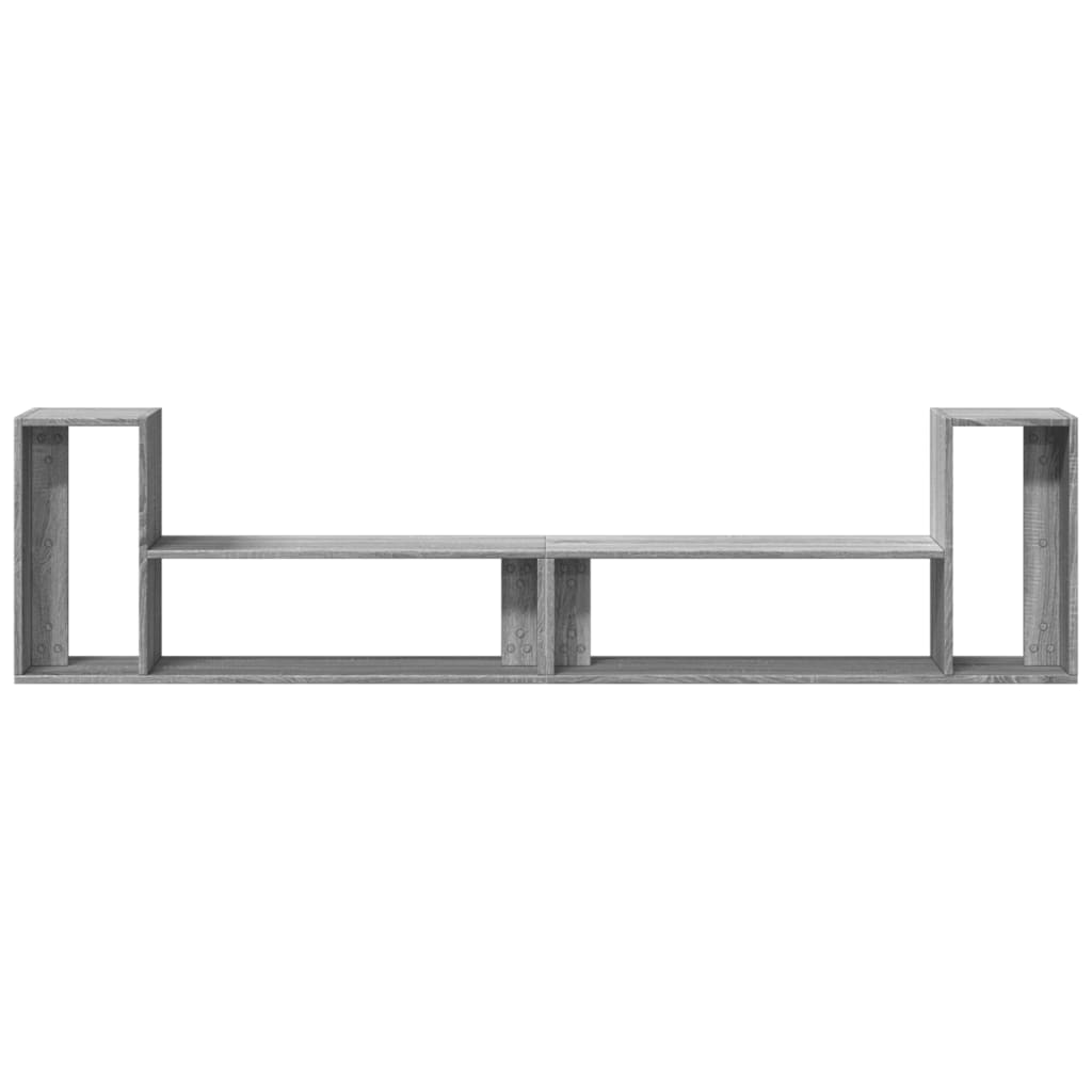 Tv-meubelen 2 st 100x30x50 cm bewerkt hout grijs sonoma eiken is nu te koop bij PeponiXL, paradijselijk wonen!