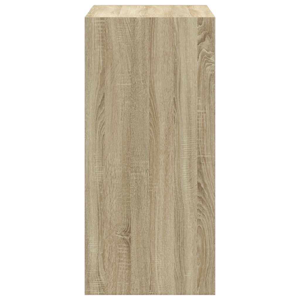 Kledingkast 77x48x102 cm bewerkt hout sonoma eikenkleurig is nu te koop bij PeponiXL, paradijselijk wonen!