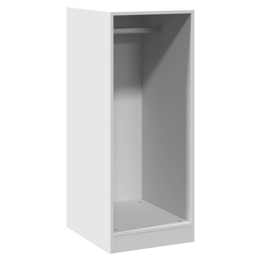 Kledingkast 48x41x102 cm bewerkt hout wit is nu te koop bij PeponiXL, paradijselijk wonen!