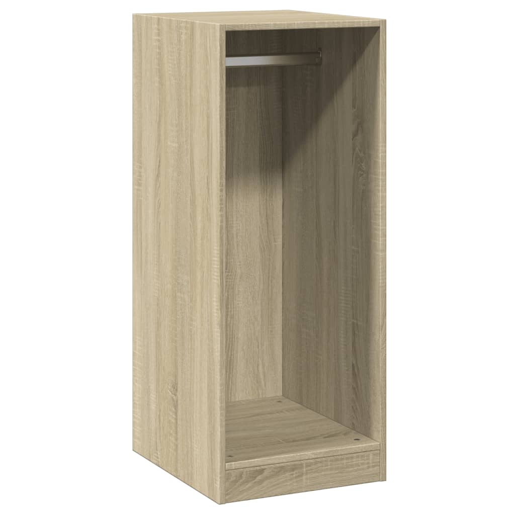 Kledingkast 48x41x102 cm bewerkt hout sonoma eikenkleurig is nu te koop bij PeponiXL, paradijselijk wonen!
