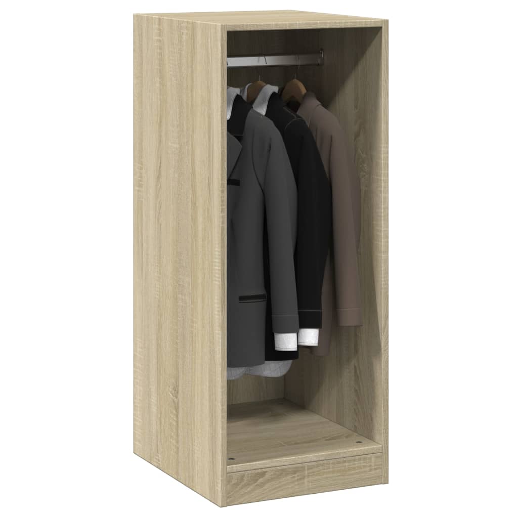 Kledingkast 48x41x102 cm bewerkt hout sonoma eikenkleurig is nu te koop bij PeponiXL, paradijselijk wonen!