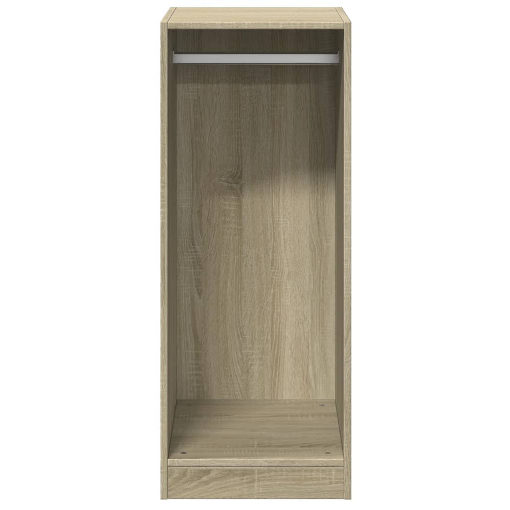Kledingkast 48x41x102 cm bewerkt hout sonoma eikenkleurig is nu te koop bij PeponiXL, paradijselijk wonen!