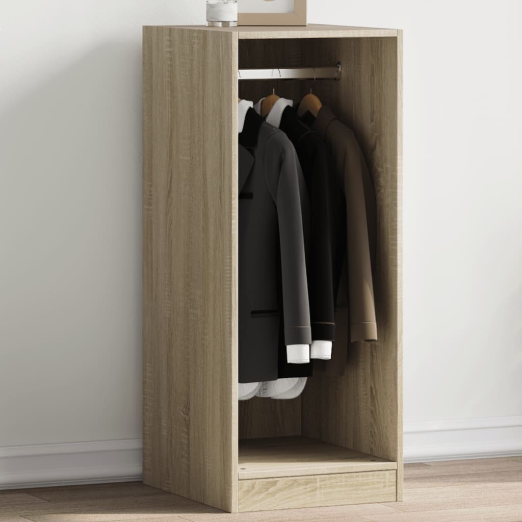 Kledingkast 48x41x102 cm bewerkt hout sonoma eikenkleurig is nu te koop bij PeponiXL, paradijselijk wonen!