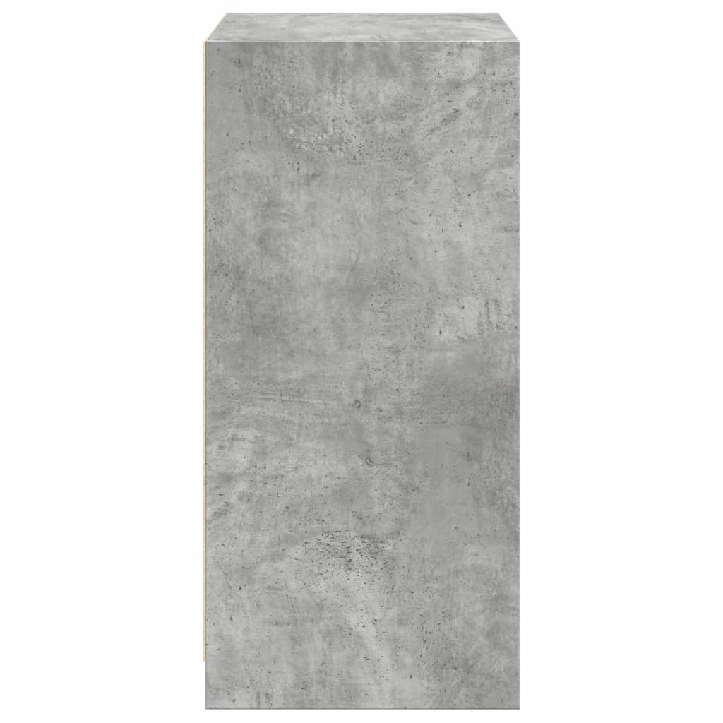 Kledingkast 48x41x102 cm bewerkt hout betongrijs is nu te koop bij PeponiXL, paradijselijk wonen!