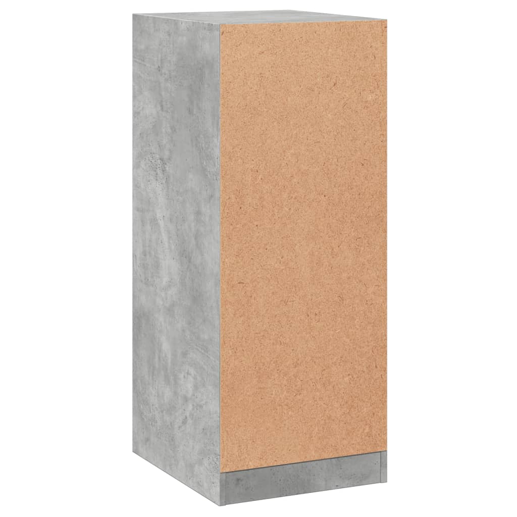 Kledingkast 48x41x102 cm bewerkt hout betongrijs is nu te koop bij PeponiXL, paradijselijk wonen!