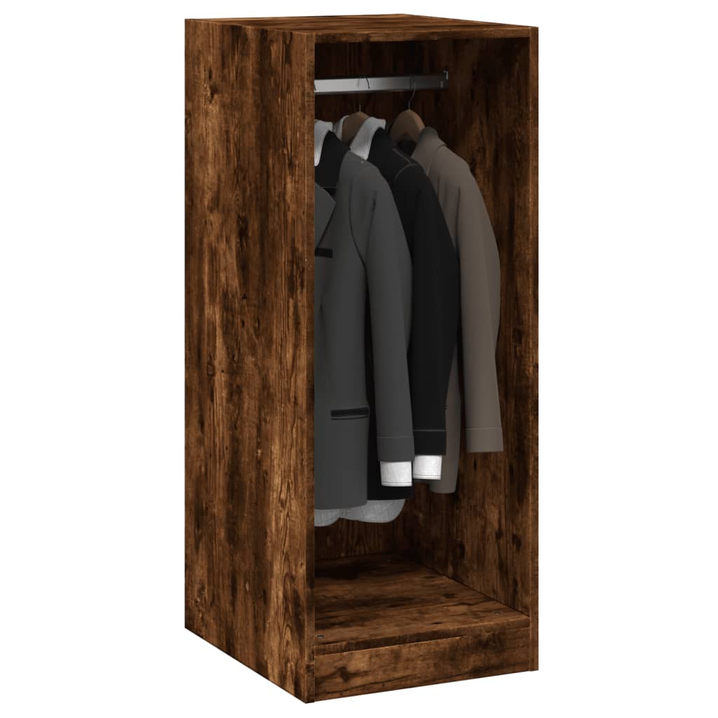 Kledingkast 48x41x102 cm bewerkt hout gerookt eikenkleurig is nu te koop bij PeponiXL, paradijselijk wonen!