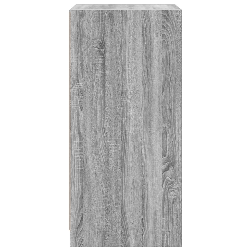 Kledingkast 48x41x102 cm bewerkt hout grijs sonoma eikenkleurig is nu te koop bij PeponiXL, paradijselijk wonen!