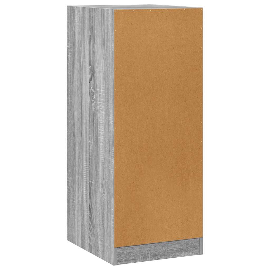 Kledingkast 48x41x102 cm bewerkt hout grijs sonoma eikenkleurig is nu te koop bij PeponiXL, paradijselijk wonen!
