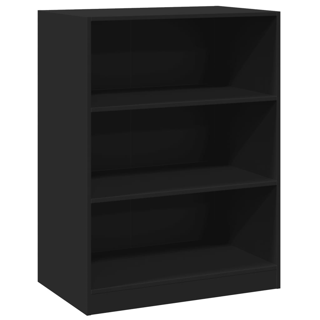 Kledingkast 77x48x102 cm bewerkt hout zwart is nu te koop bij PeponiXL, paradijselijk wonen!