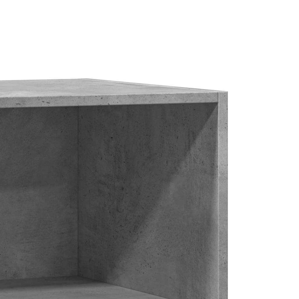 Kledingkast 77x48x102 cm bewerkt hout betongrijs is nu te koop bij PeponiXL, paradijselijk wonen!