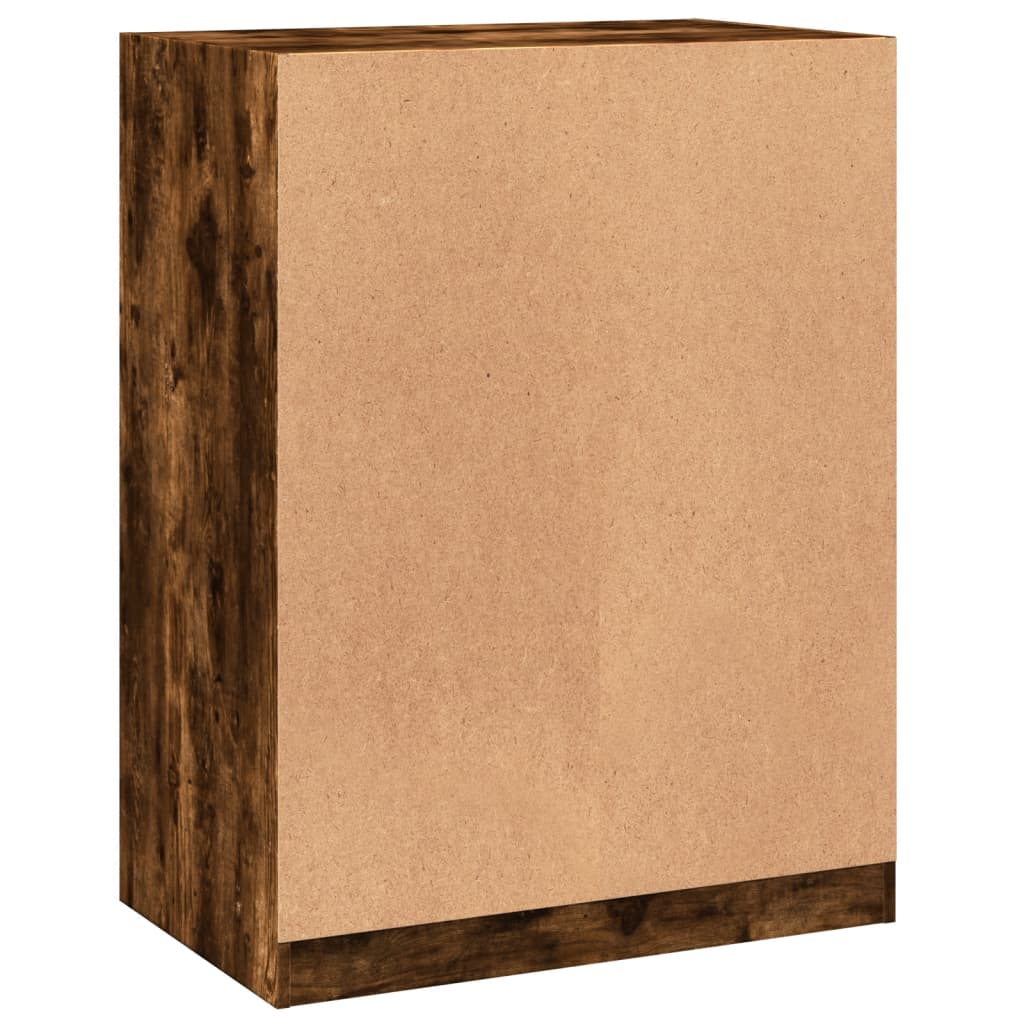 Kledingkast 77x48x102 cm bewerkt hout gerookt eikenkleurig is nu te koop bij PeponiXL, paradijselijk wonen!