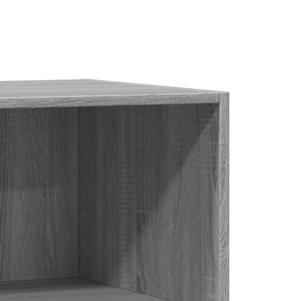 Kledingkast 77x48x102 cm bewerkt hout grijs sonoma eikenkleurig is nu te koop bij PeponiXL, paradijselijk wonen!