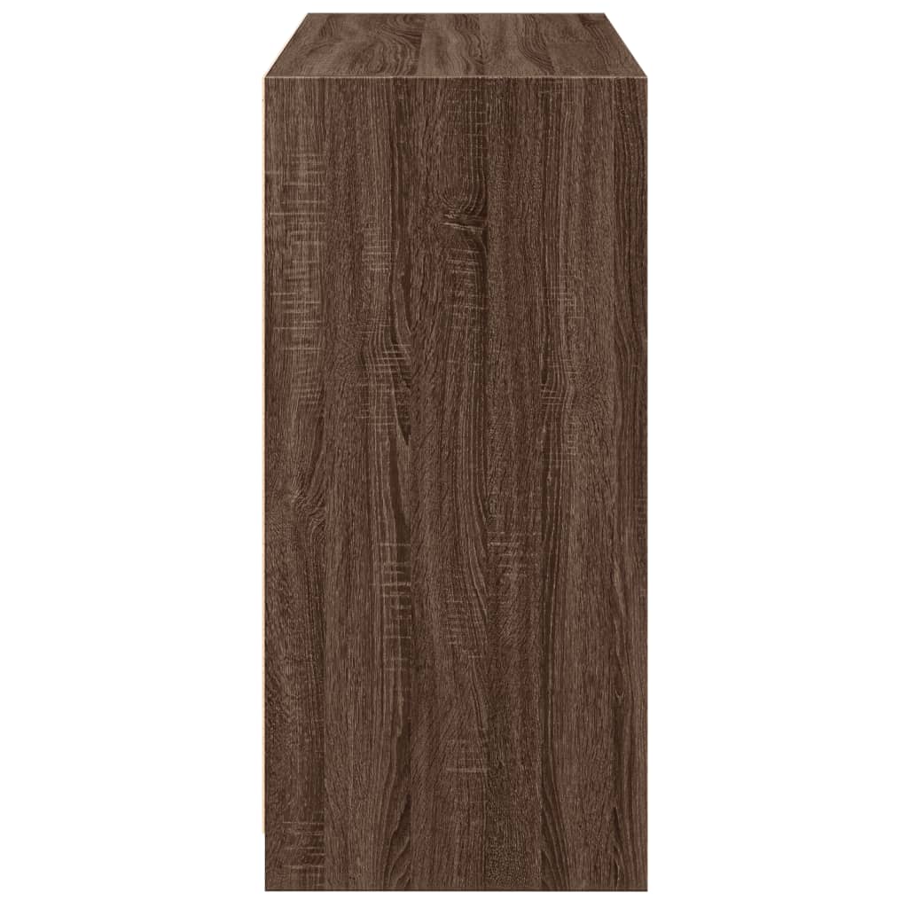 Kledingkast 77x48x102 cm bewerkt hout bruin eikenkleurig is nu te koop bij PeponiXL, paradijselijk wonen!