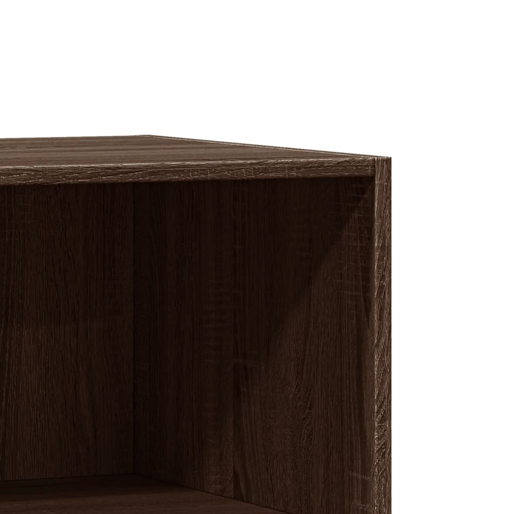 Kledingkast 77x48x102 cm bewerkt hout bruin eikenkleurig is nu te koop bij PeponiXL, paradijselijk wonen!