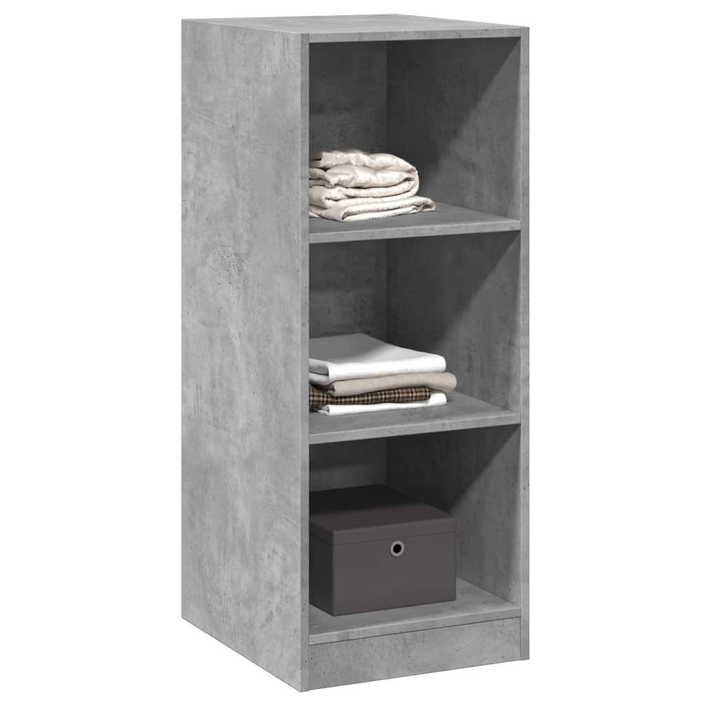Kledingkast 48x41x102 cm bewerkt hout betongrijs is nu te koop bij PeponiXL, paradijselijk wonen!