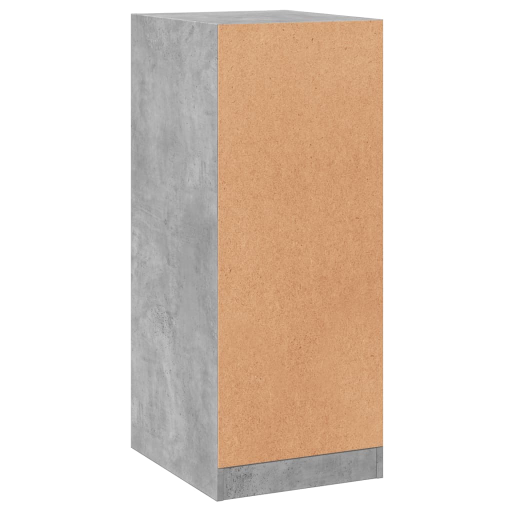 Kledingkast 48x41x102 cm bewerkt hout betongrijs is nu te koop bij PeponiXL, paradijselijk wonen!