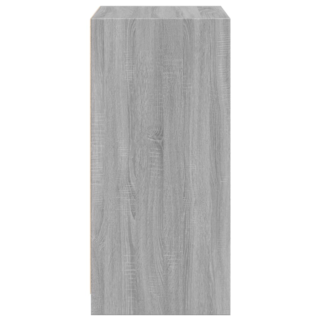 Kledingkast 48x41x102 cm bewerkt hout grijs sonoma eikenkleurig is nu te koop bij PeponiXL, paradijselijk wonen!