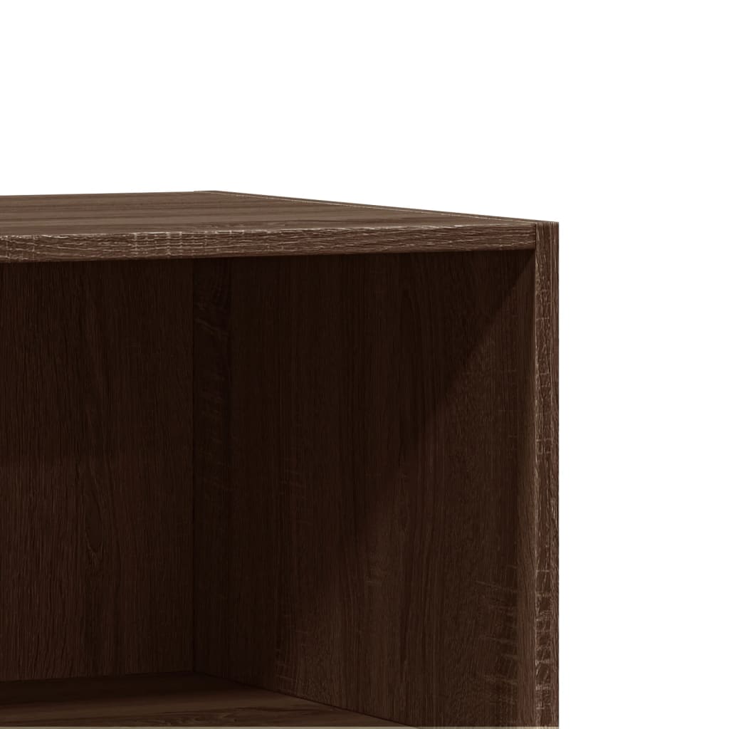 Kledingkast 48x41x102 cm bewerkt hout bruin eikenkleurig is nu te koop bij PeponiXL, paradijselijk wonen!