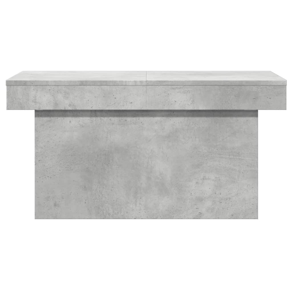 Salontafel 80x55x40 cm bewerkt hout betongrijs is nu te koop bij PeponiXL, paradijselijk wonen!