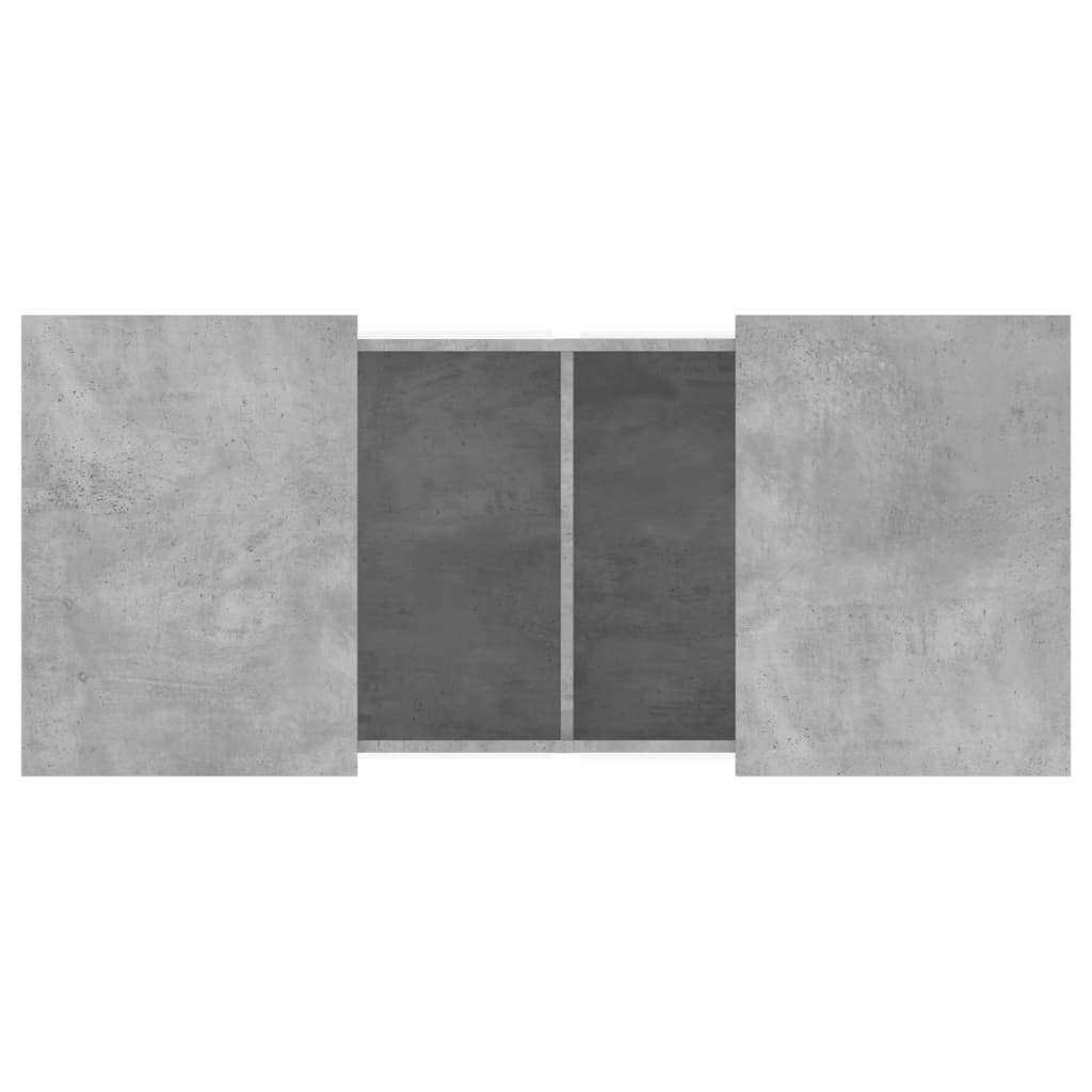 Salontafel 80x55x40 cm bewerkt hout betongrijs is nu te koop bij PeponiXL, paradijselijk wonen!