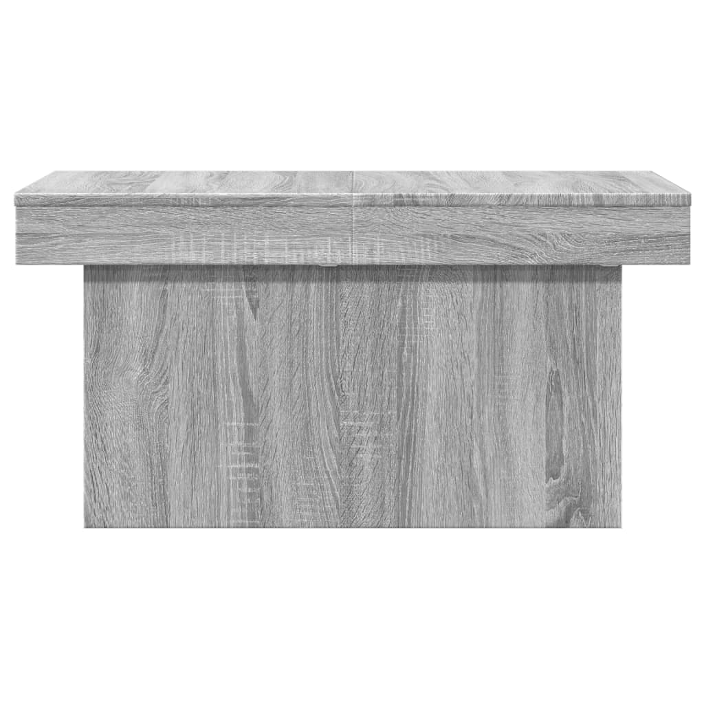 Salontafel 80x55x40 cm bewerkt hout grijs sonoma eikenkleurig is nu te koop bij PeponiXL, paradijselijk wonen!