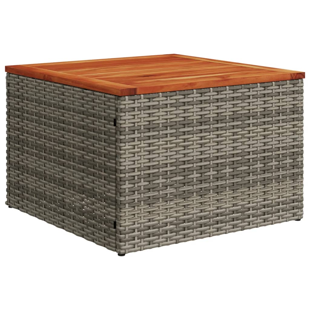 8-delige tuinbankset met kussens, grijs polyrotan is nu te koop bij PeponiXL, paradijselijk wonen!