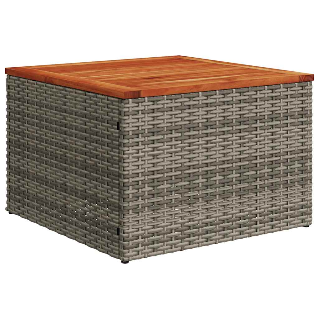 8-delige tuinbankset met kussens, grijs polyrotan is nu te koop bij PeponiXL, paradijselijk wonen!