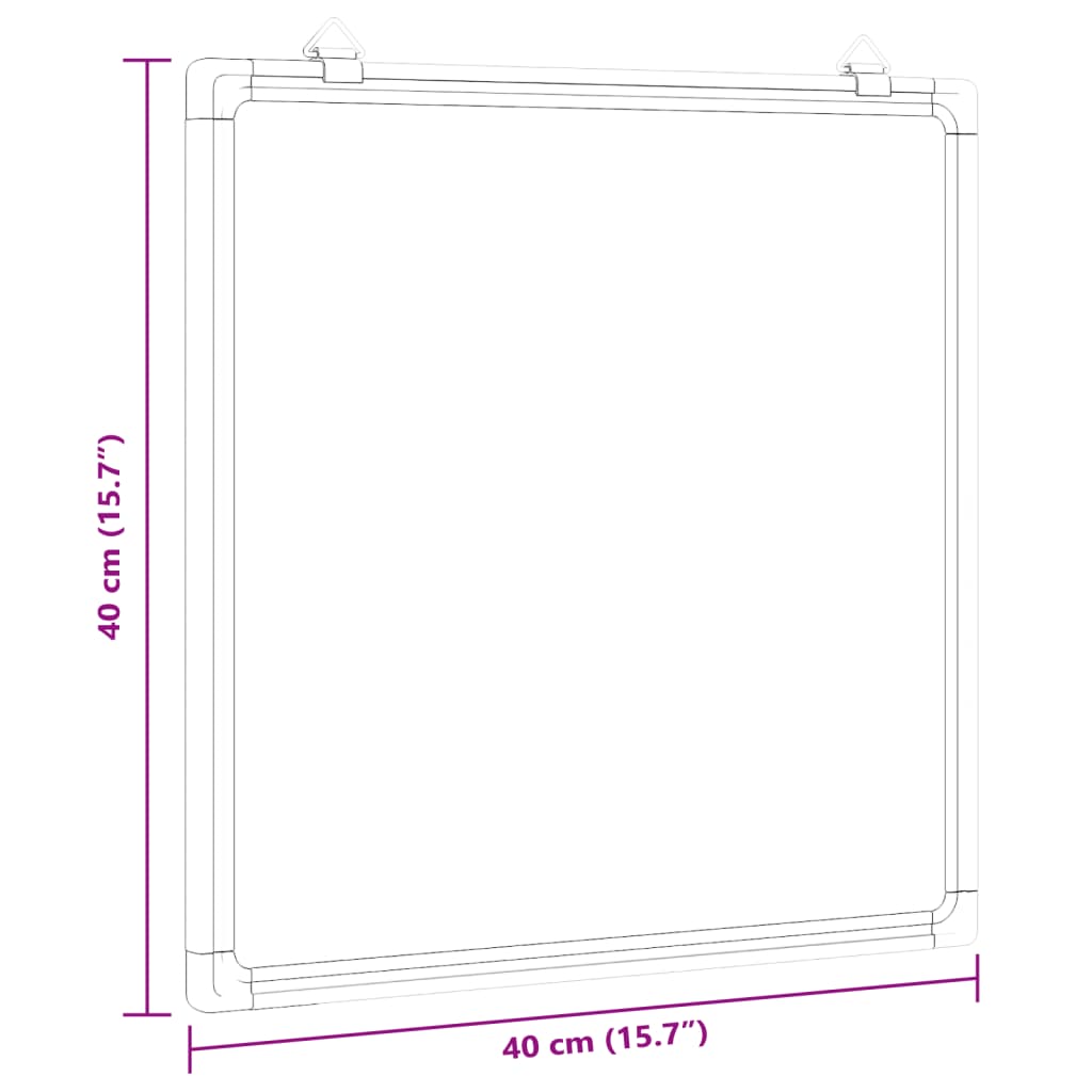 Whiteboard magnetisch 40x40x1,7 cm aluminium is nu te koop bij PeponiXL, paradijselijk wonen!