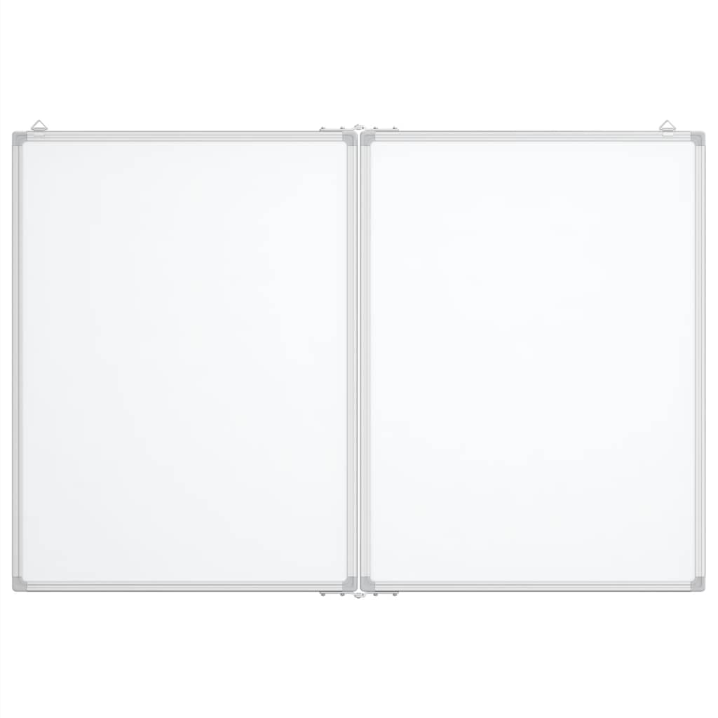 Whiteboard magnetisch inklapbaar 120x100x1,7 cm aluminium is nu te koop bij PeponiXL, paradijselijk wonen!