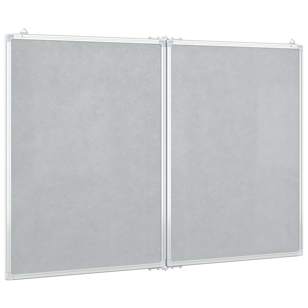 Whiteboard magnetisch inklapbaar 120x100x1,7 cm aluminium is nu te koop bij PeponiXL, paradijselijk wonen!