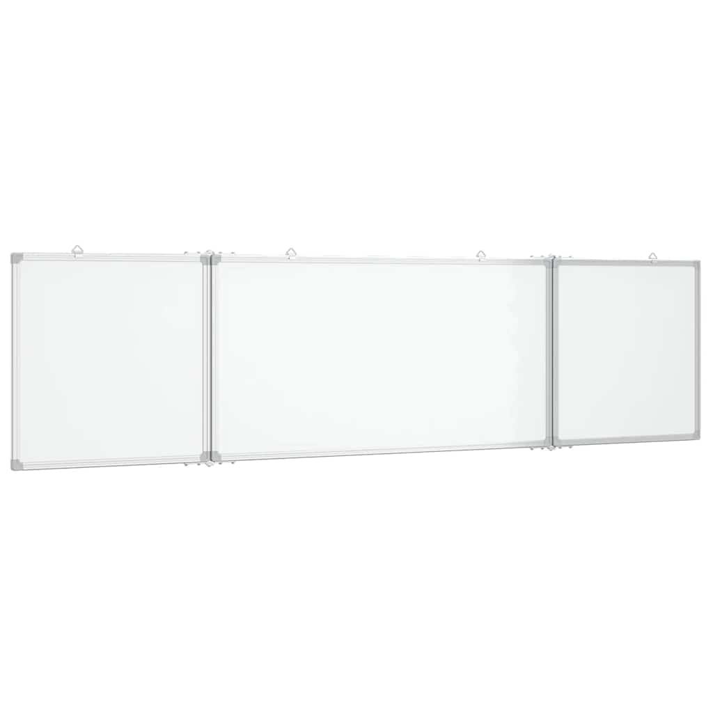 Whiteboard magnetisch inklapbaar 200x50x1,7 cm aluminium is nu te koop bij PeponiXL, paradijselijk wonen!