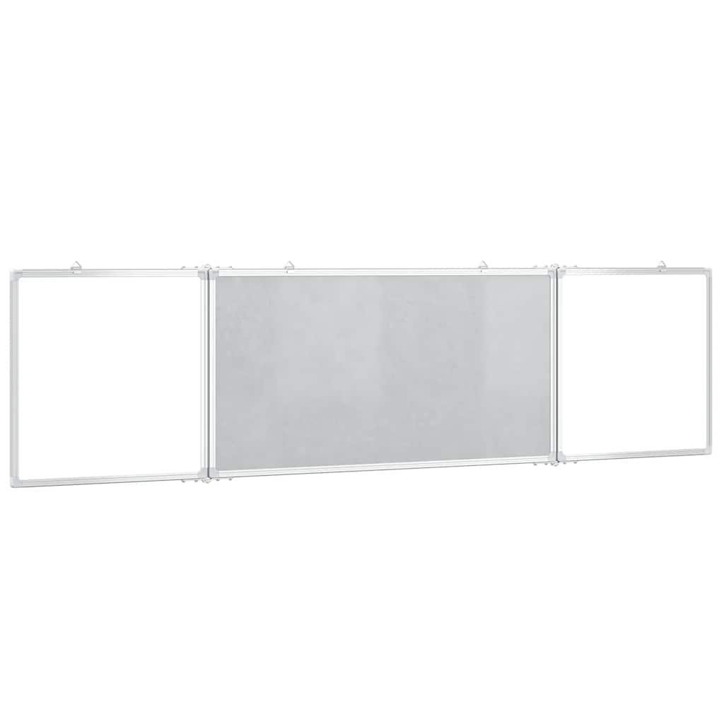 Whiteboard magnetisch inklapbaar 200x50x1,7 cm aluminium is nu te koop bij PeponiXL, paradijselijk wonen!