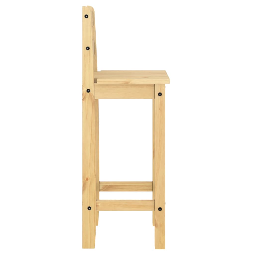 Barstoelen 2 st massief grenenhout is nu te koop bij PeponiXL, paradijselijk wonen!