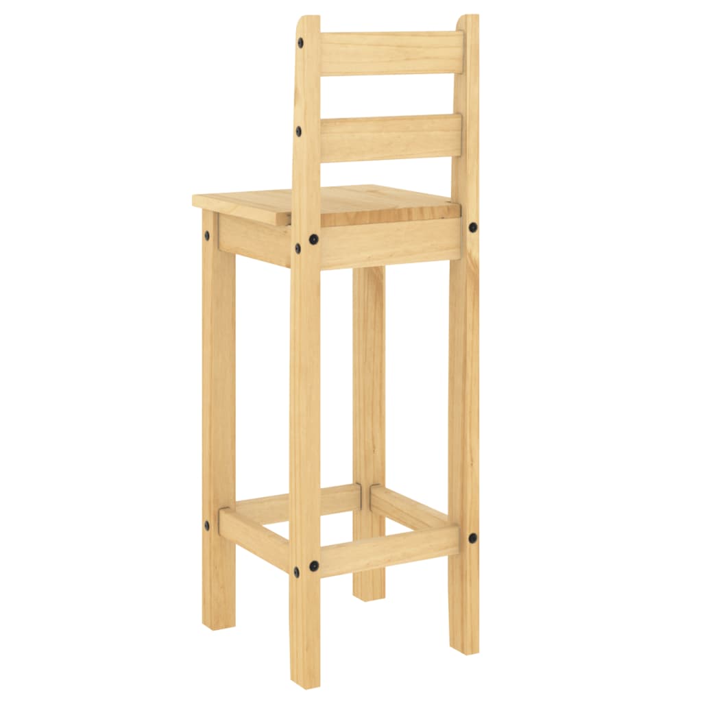 Barstoelen 2 st massief grenenhout is nu te koop bij PeponiXL, paradijselijk wonen!