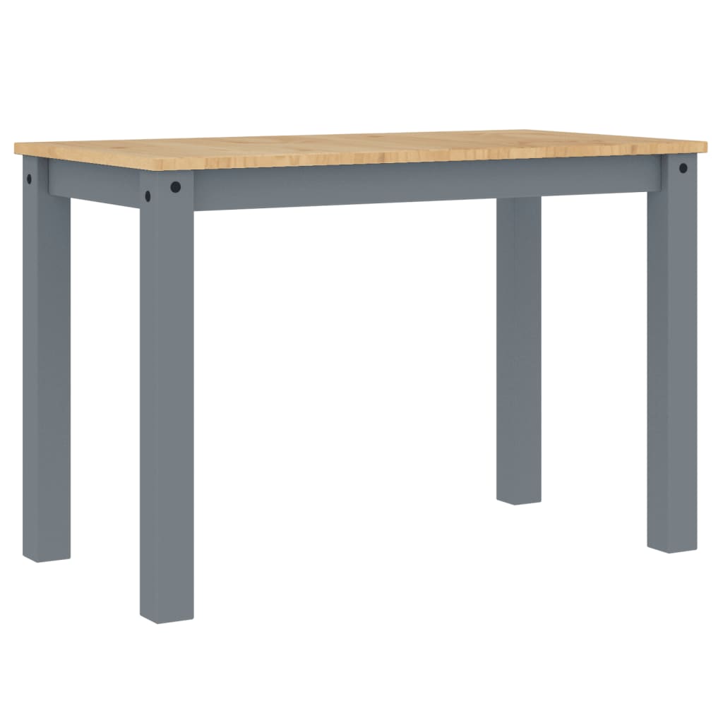 Eettafel PANAMA 112x60x75 cm massief grenenhout grijs is nu te koop bij PeponiXL, paradijselijk wonen!