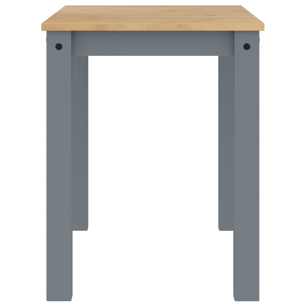 Eettafel PANAMA 112x60x75 cm massief grenenhout grijs is nu te koop bij PeponiXL, paradijselijk wonen!