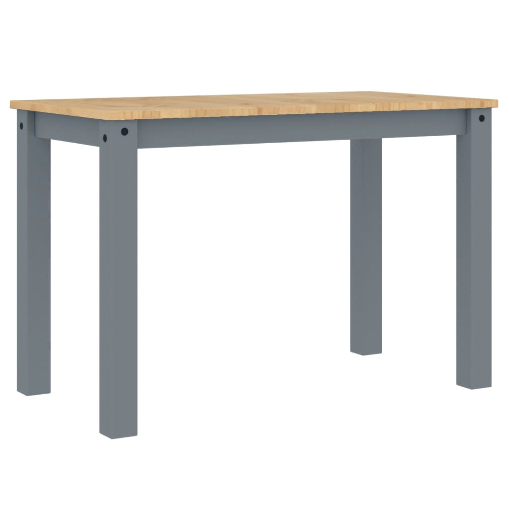 Eettafel PANAMA 112x60x75 cm massief grenenhout grijs is nu te koop bij PeponiXL, paradijselijk wonen!